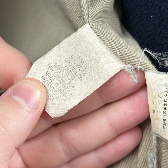 Nepenthes wool navy pea coat - Picture 5 of 5